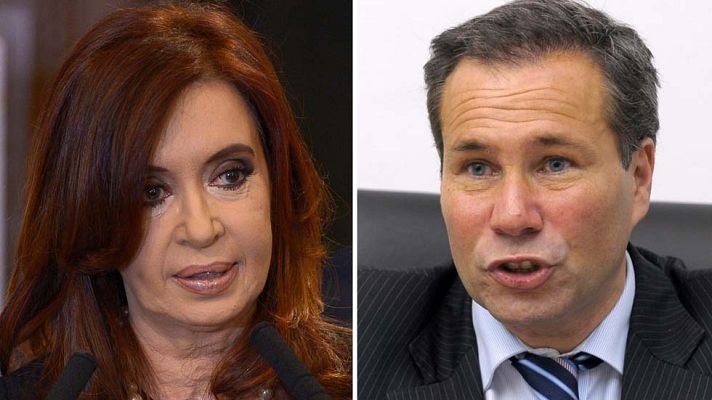 Telediario 1 - Se cumple un de la muerte del fiscal Nisman