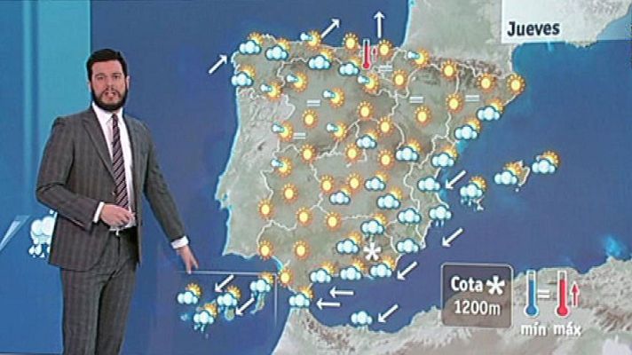 El tiempo - Viento fuerte en Canarias y subida de temperaturas en el tercio norte