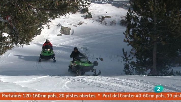 Vespre a La 2 - Motos de neu