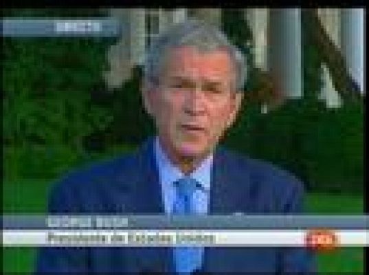 Bush intenta calmar a la Bolsa