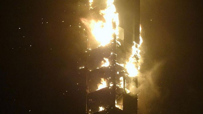 Informativo 24h - Arde 'La Antorcha', uno de los rascacielos más altos de Dubai