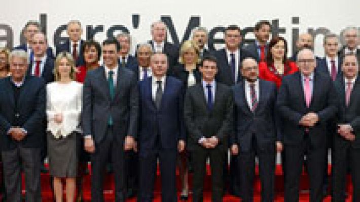 Cumbre de líderes socialistas europeos en Madrid