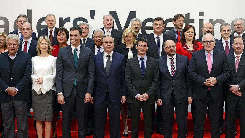 Cumbre de líderes socialistas europeos en Madrid