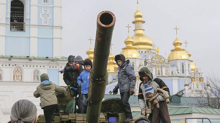 Telediario 1 - Un año dramático para Ucrania