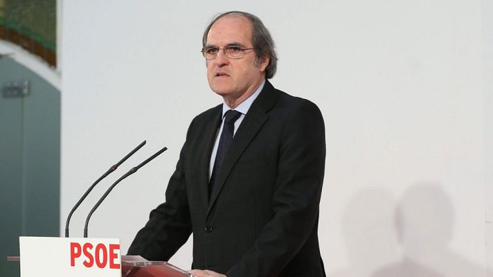 Telediario 1 - Primera comparecencia de Gabilondo tras ser elegido