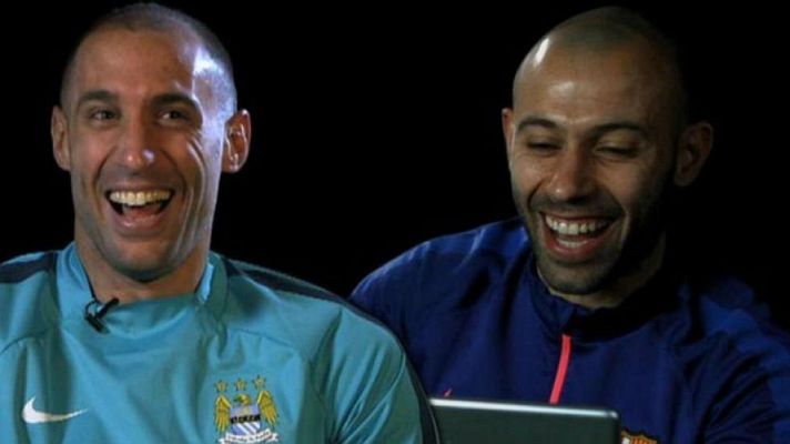 Telediario 1 - Mascherano y Zabaleta se citan para la Champions