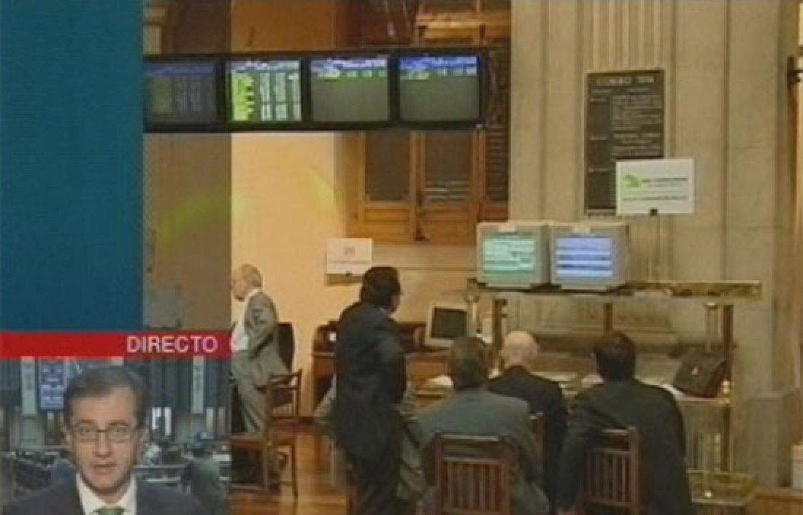 La bolsa española ha registrado fuertes pérdidas al igual que el resto de bolsas europeas.