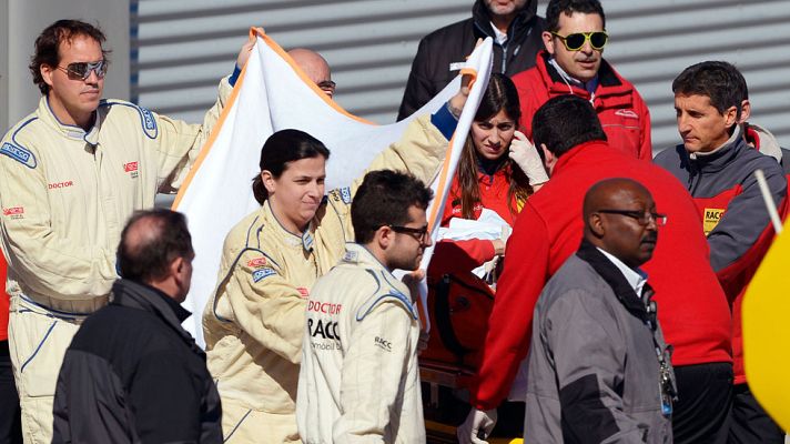 Telediario 1 - Secretismo respecto al estado de salud de Fernando Alonso