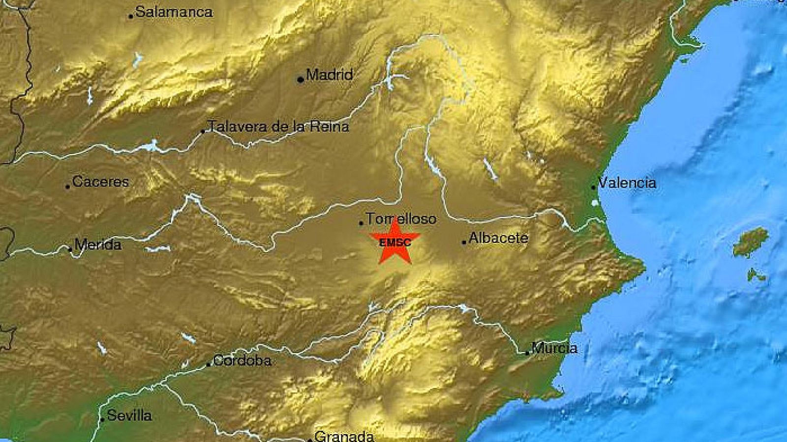 Un terremoto con epicentro en Albacete se siente en gran parte de España