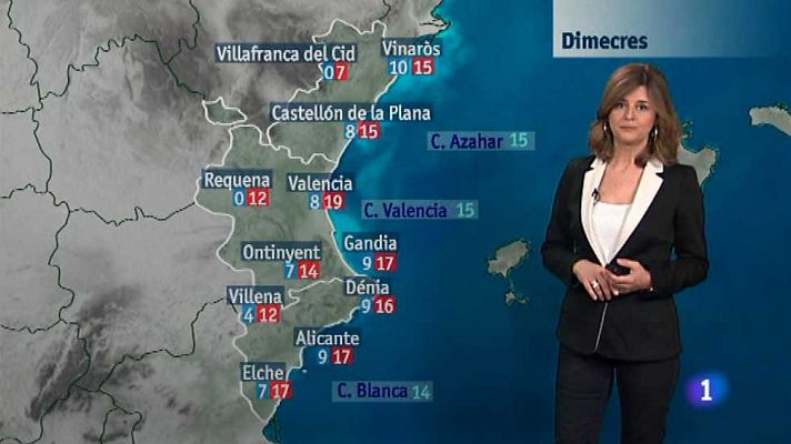 L'informatiu - Comunitat Valenciana - El tiempo en la Comunidad Valenciana - 24/02/15