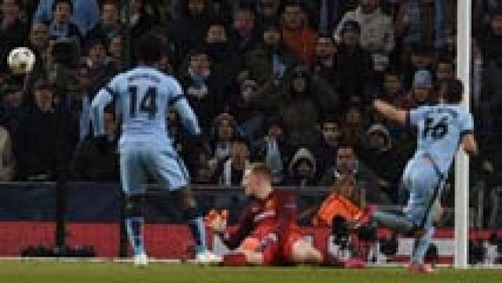 Champions League - Agüero recorta distancia (1-2)