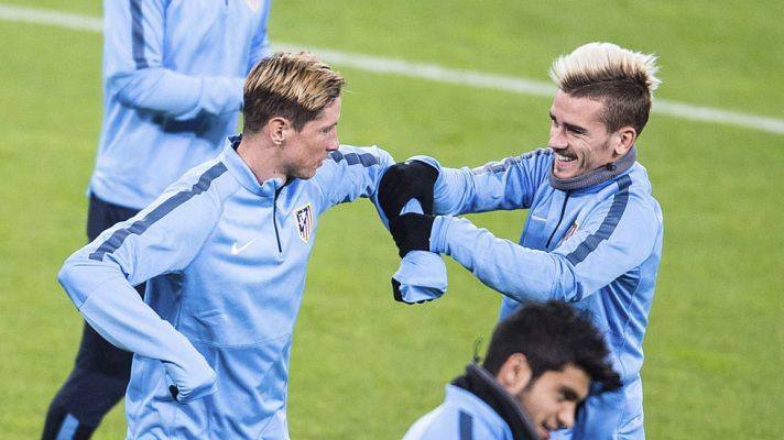 Telediario 1 - El Atlético visita al Bayer en un buen momento