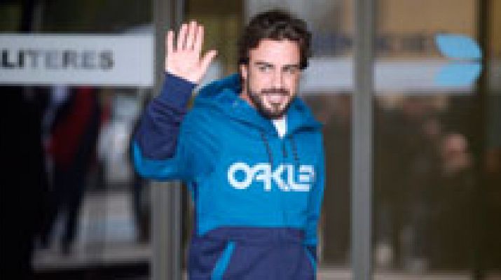 Alonso sale del hospital sin fecha de regreso