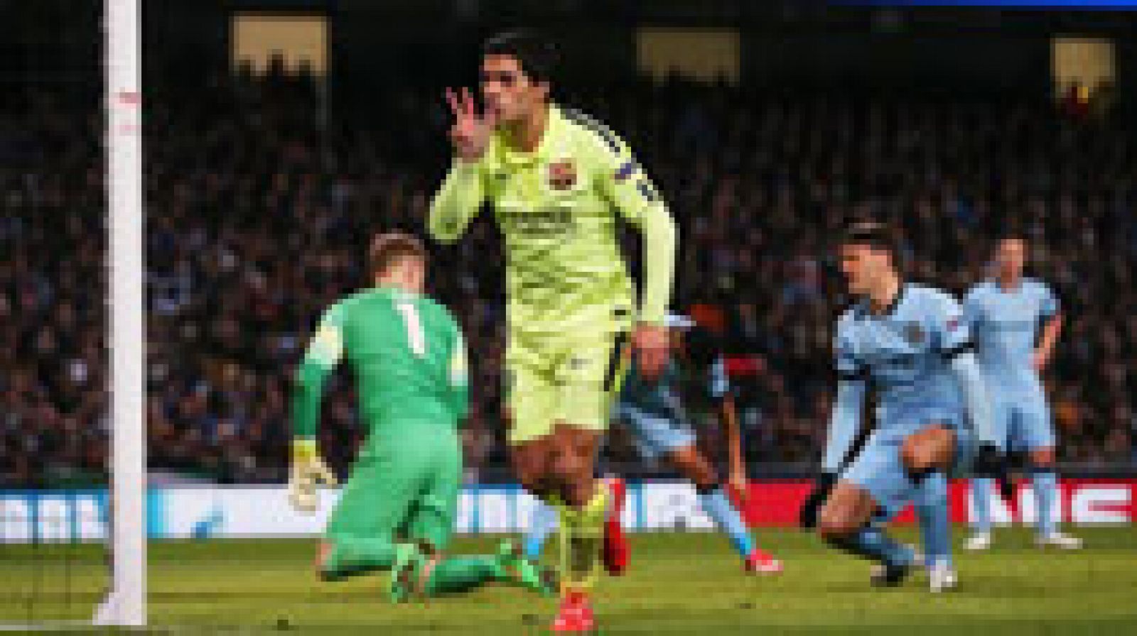 Telediario 1: La noche de Suárez en el Etihad de Manchester | RTVE Play