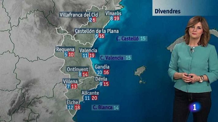 L'informatiu - Comunitat Valenciana - El tiempo en la Comunidad Valenciana - 26/02/15