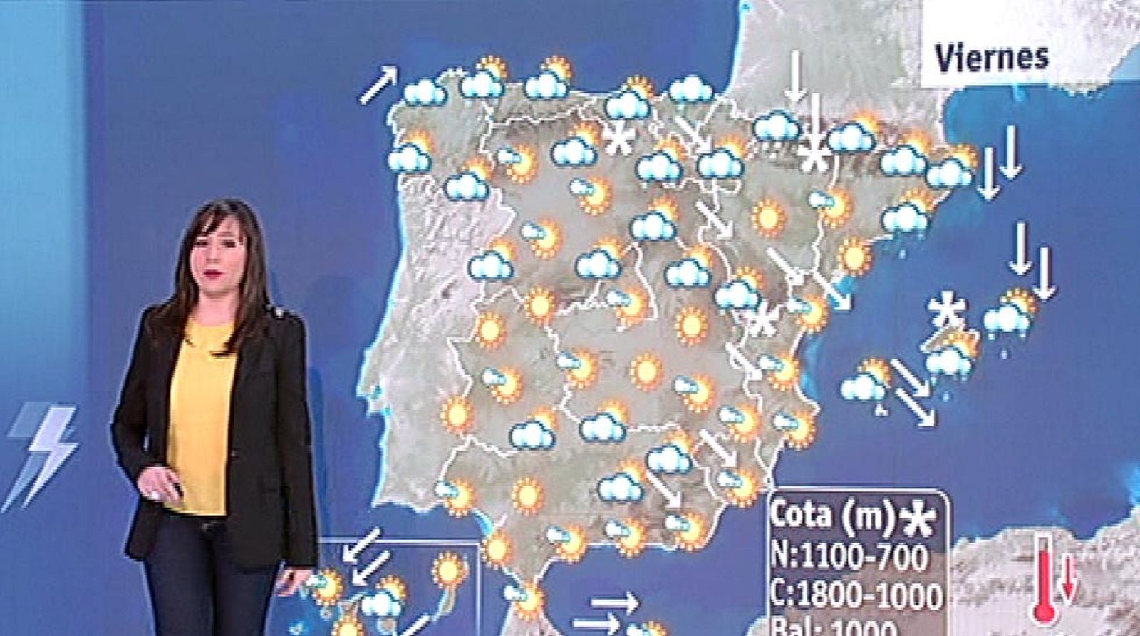 Pendientes de la crecida del Ebro en una jornada de precipitaciones en el norte y Baleares