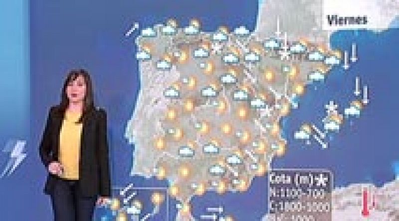 Pendientes de la crecida del Ebro en una jornada de precipitaciones en el norte y Baleares 