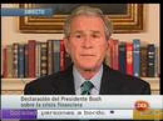 - Bush pide aprobar su plan