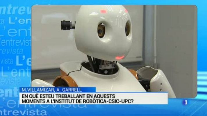 L'Informatiu - L'Entrevista de l'Informatiu Cap de Setmana: el futur de la intel·ligència artificial amb Anais Garrell i Michel Villamizar, doctors en robòtica