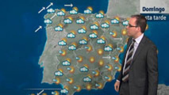 Precipitaciones en Galicia, Cantábrico oriental y Pirineos