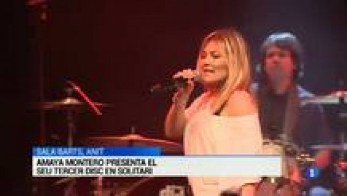L'Informatiu - La cantant Amaia Montero presenta a Barcelona el seu tercer treball en solitari