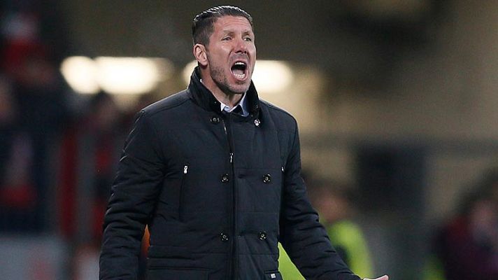 Telediario 1 - Simeone: "Es un buen punto, contra un rival directo"