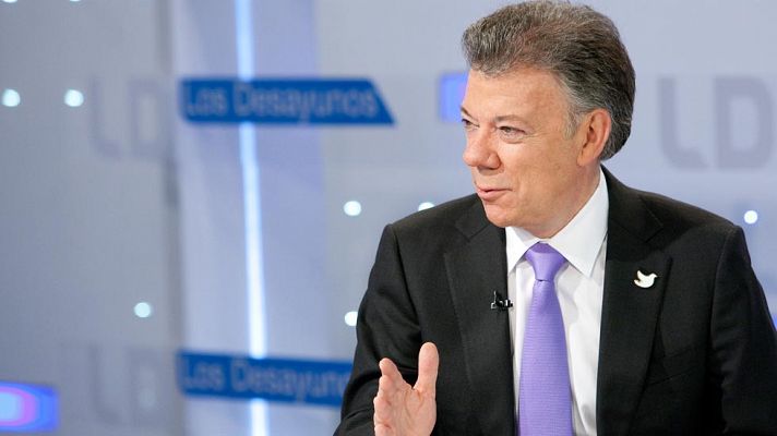 Entrevista a Juan Manuel Santos en Los Desayunos de TVE 