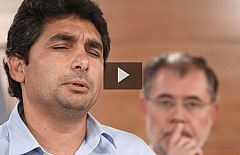Comparecencia de Juan José Cortés tras reunirse con Zapatero