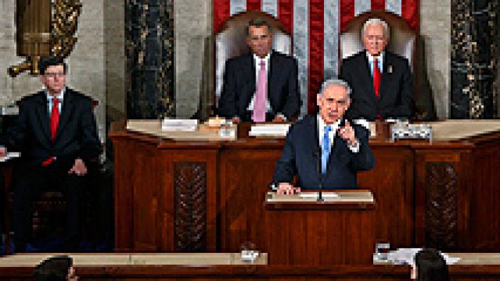Netanyahu, ante el Congreso de EE.UU.: "Un pacto con Irán no evitará que consiga la bomba nuclear"