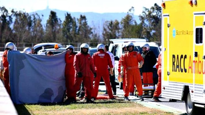 Telediario 1 - Demasiadas incógnitas aún sobre el accidente de Fernando Alonso