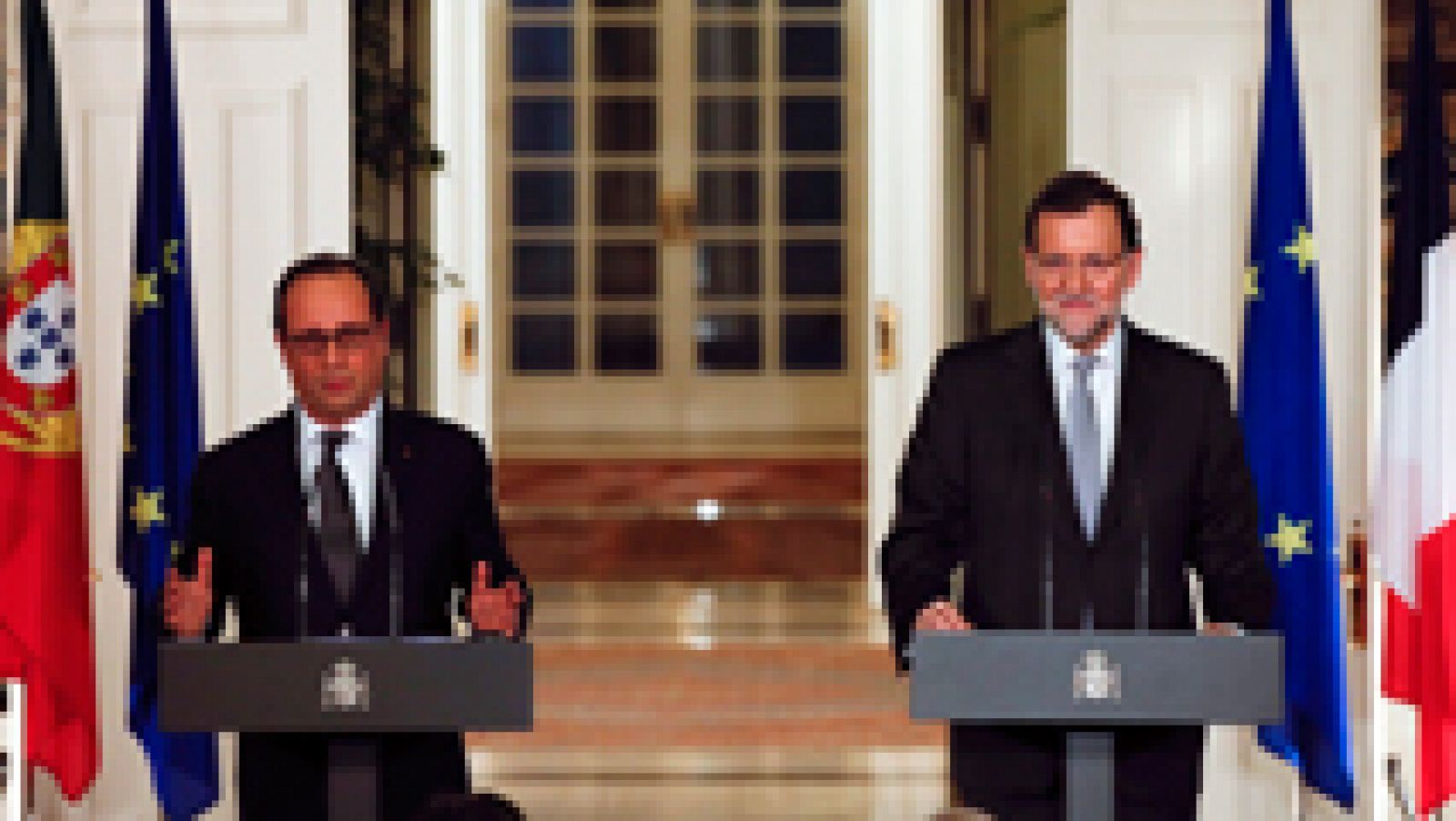 Telediario 1: Rajoy firma con otros líderes europeos un plan energético que impulsa el gasoducto Midcat | RTVE Play
