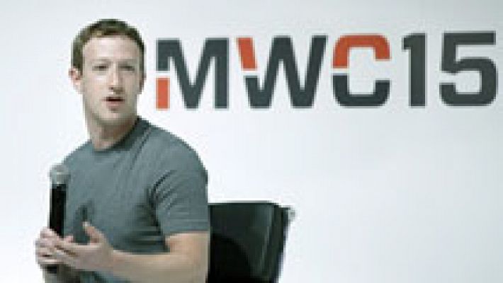 Zuckerberg en un encuentro en el Mobile 