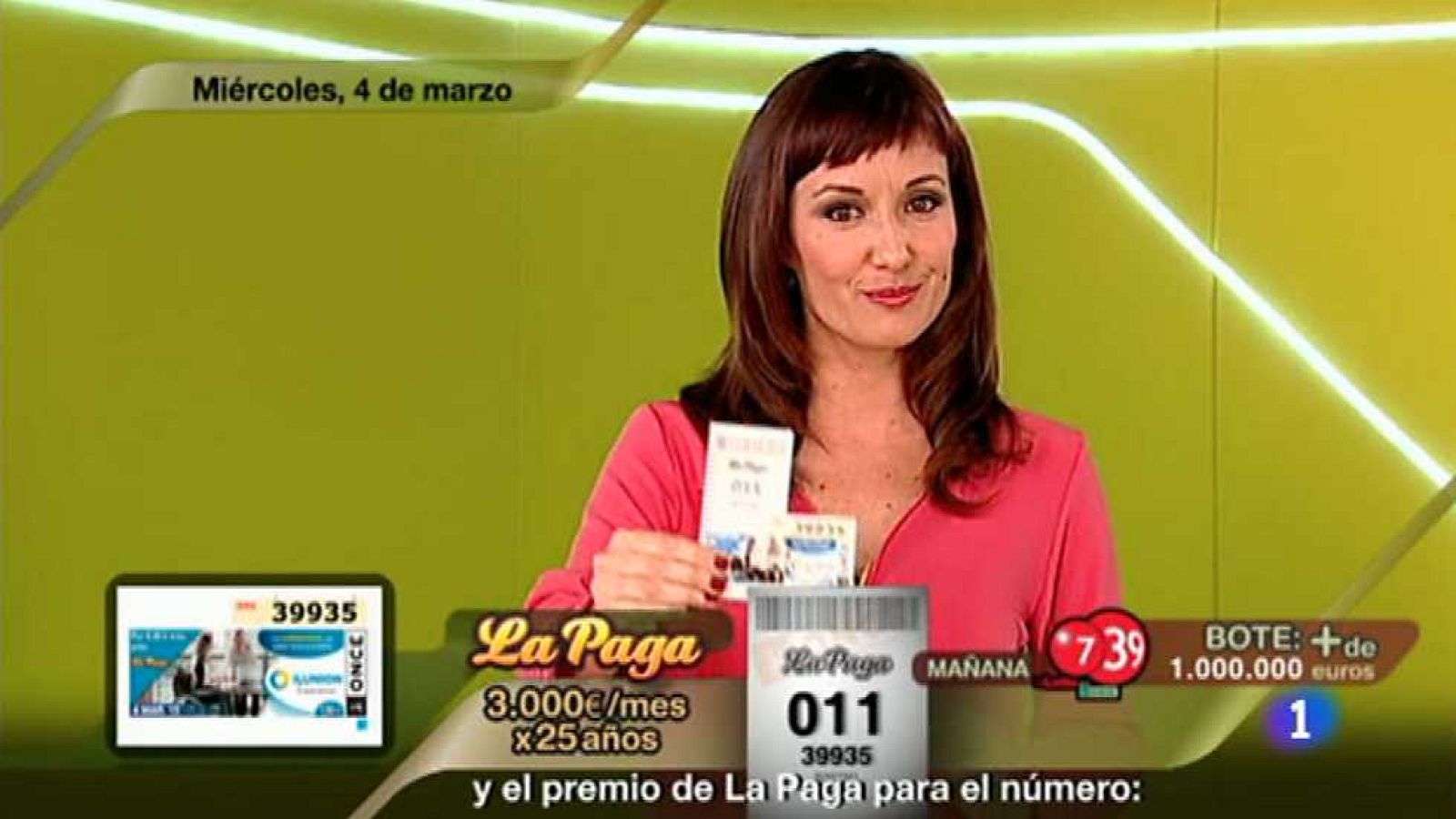 Sorteo ONCE - 04/03/15 - Ver ahora