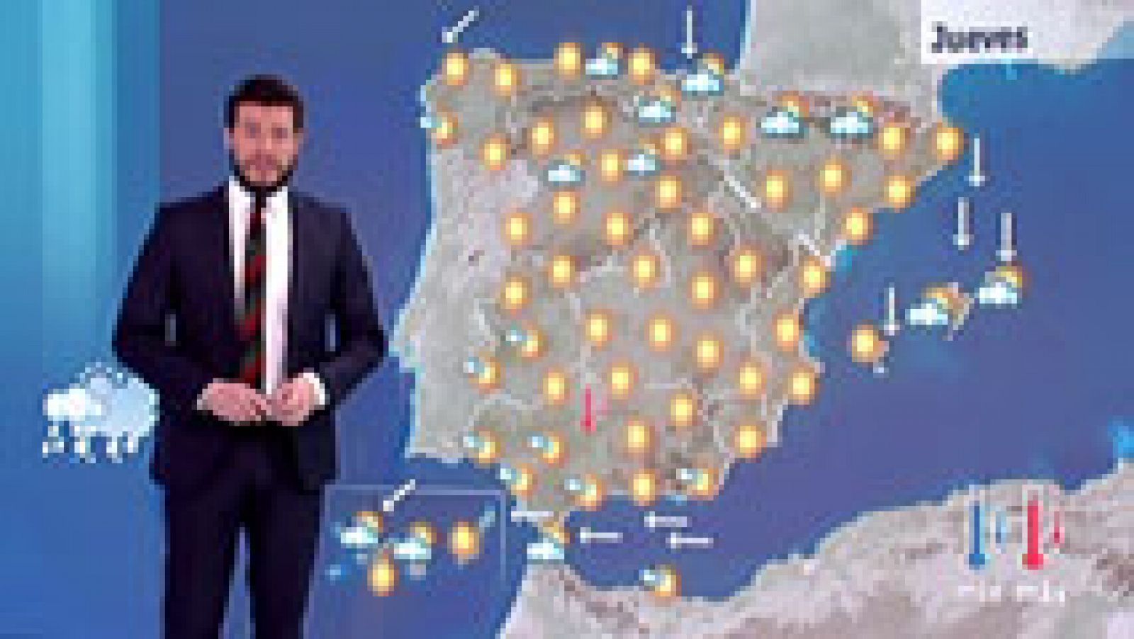 El tiempo: Viento fuerte en el noreste y Baleares, donde hay alerta naranja | RTVE Play