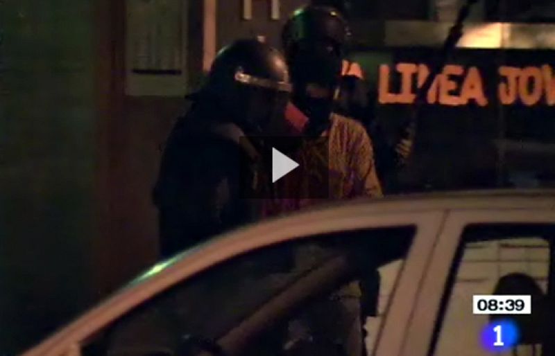 Detenidos en Navarra cuatro jóvenes relacionados con violencia callejera