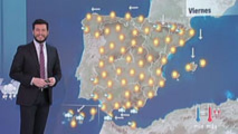 Subida de temperaturas en todo el país