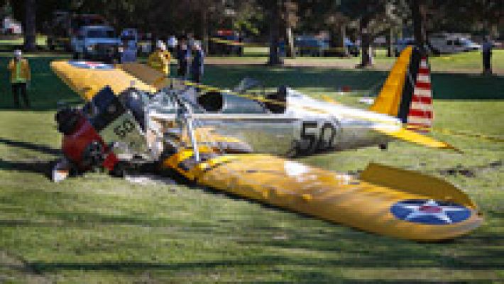 Harrison Ford, hospitalizado tras un accidente en avioneta