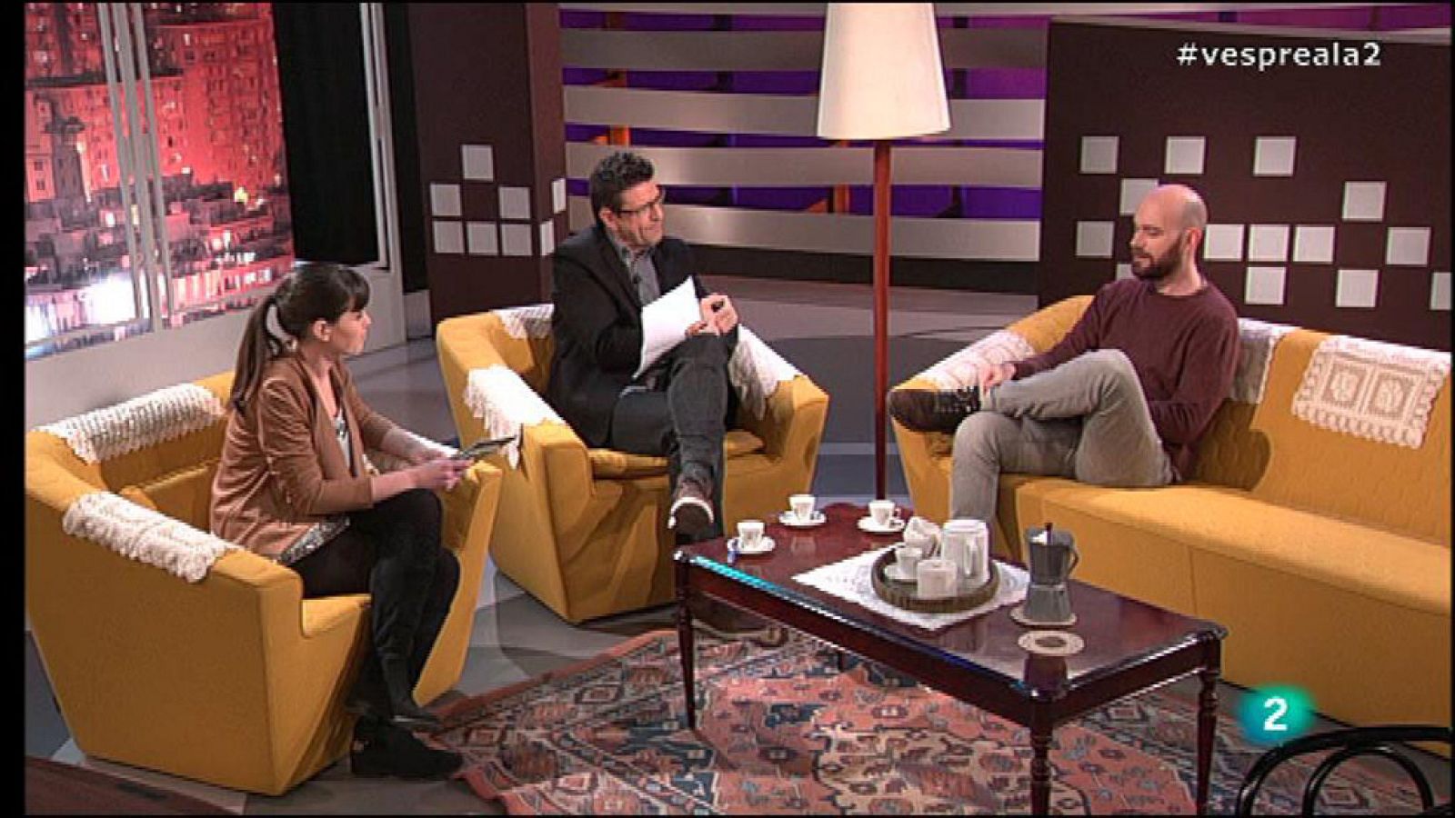 Vespre a La 2 - Entrevista a Pere Jou, cantant de "Quart Primera"