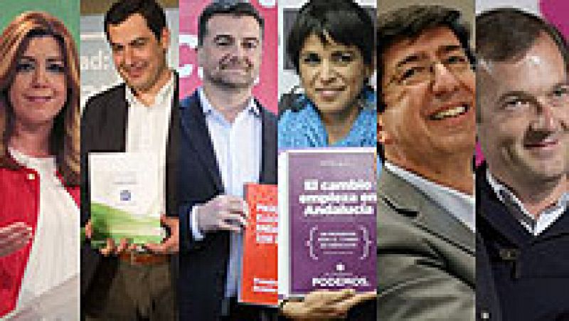 Primer día de campaña de las elecciones a la Junta de Andalucía