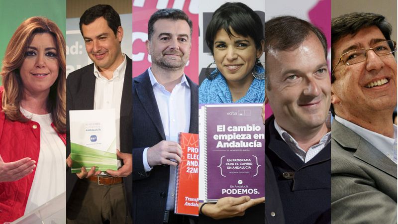 Primer día de campaña de las elecciones a la Junta de Andalucía
