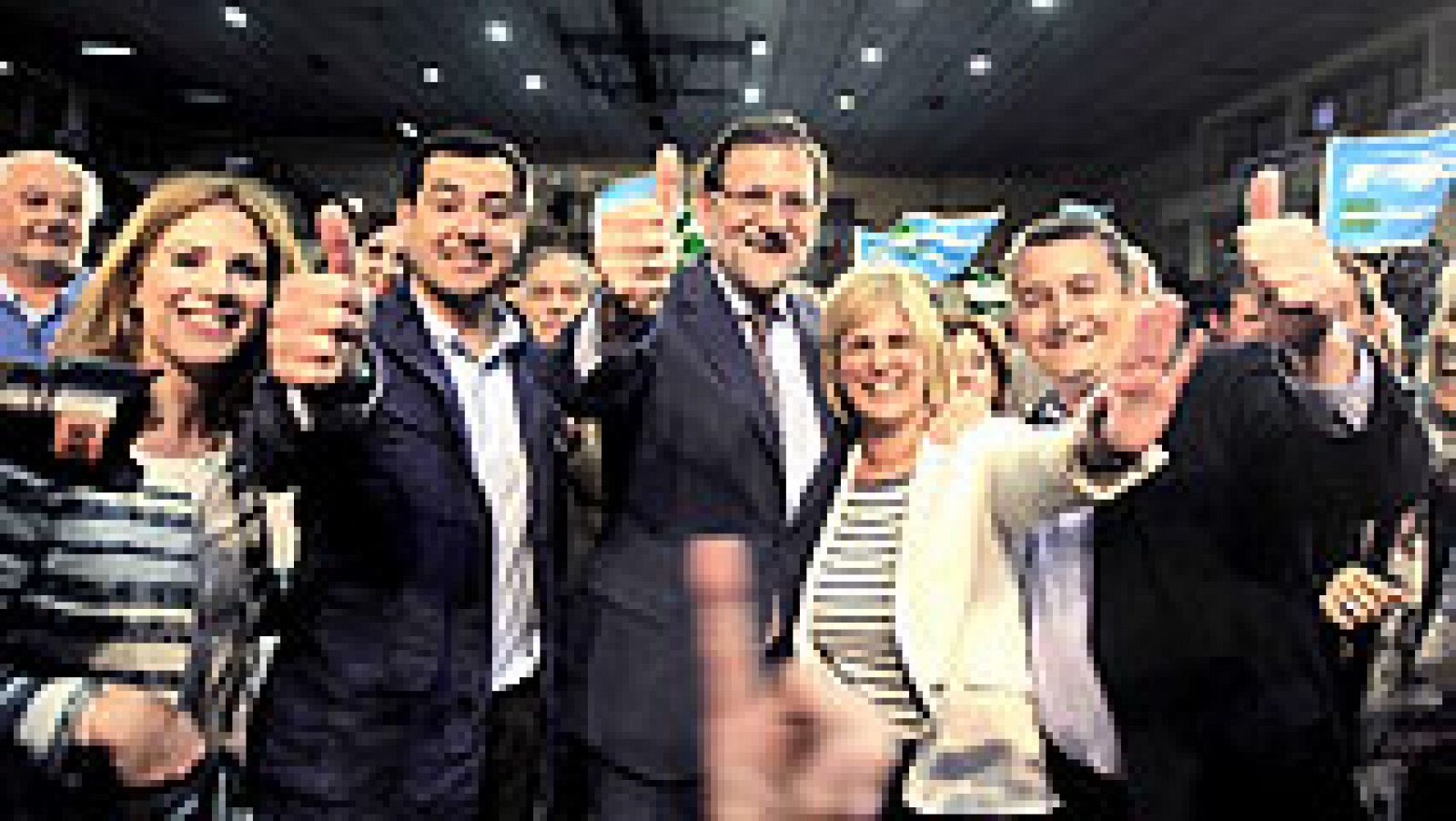 Telediario 1: Rajoy cree que el único cambio posible es el PP | RTVE Play