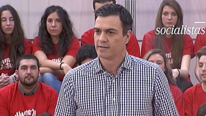 Telediario 1 - Sánchez ve positivo abrir las listas a "no militantes"