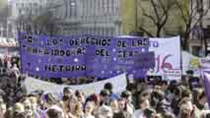 Mujeres de toda España reivindican más igualdad