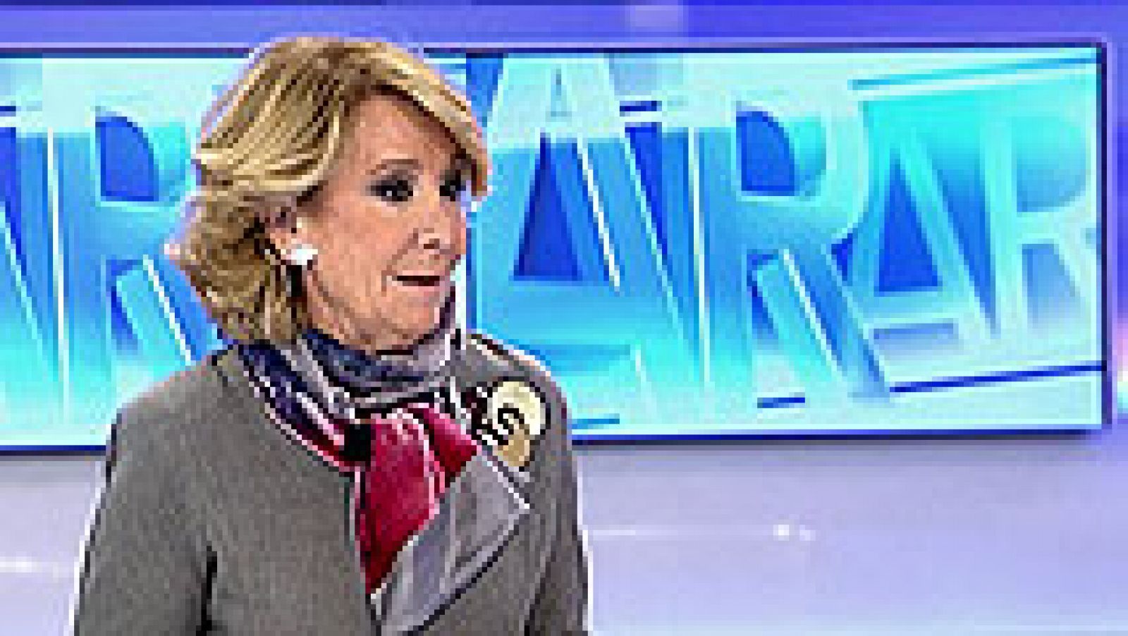 Esperanza Aguirre: "El alcalde de Madrid nunca ha sido presidente del partido"