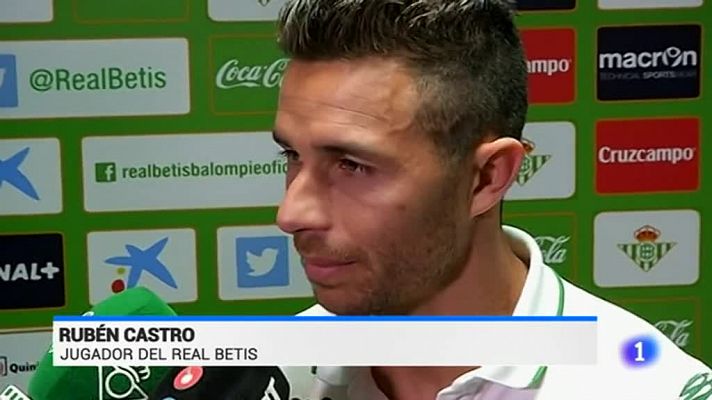 Telediario 1 - Rubén Castro rectifica: "Estoy en contra de cualquier forma de violencia"