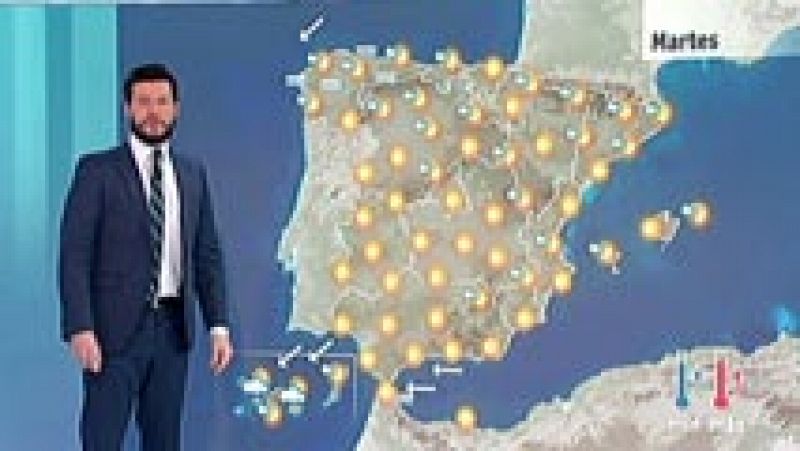 Jornada primaveral, con nieblas en norte y valle del Guadalquivir