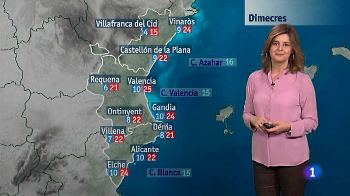 L'informatiu - Comunitat Valenciana - El tiempo en la Comunidad Valenciana - 10/03/15