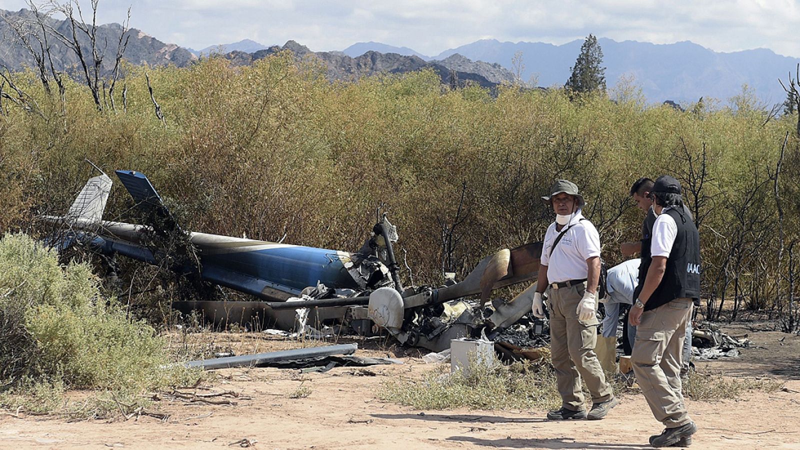 Tres deportistas franceses, entre los diez fallecidos en un choque de helicópteros en Argentina
