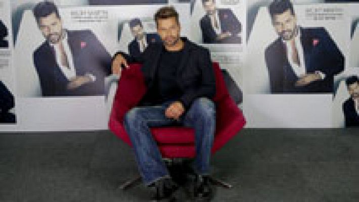 Telediario 1 - Ricky Martín presenta su nuevo disco "A quien quiera escuchar"