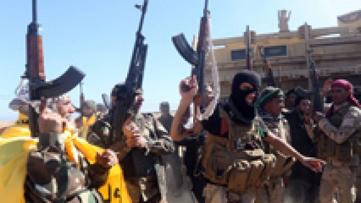El Ejército iraquí y las milicias chíies combaten en Tikrit para expulsar al Estado Islámico